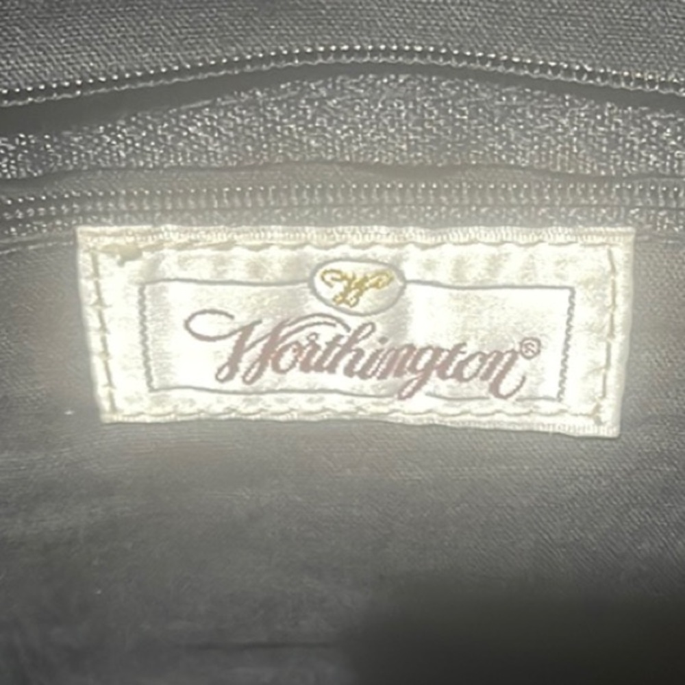 Worthington Black and Gold Geometric Shoulder Bag - Picture 2 of 14